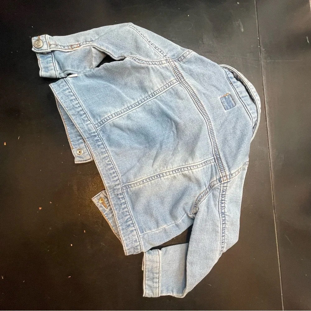 Baby B'gosh light wash denim jacket.